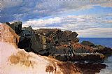 William Bradford Rock Study at Nahant, Massachusetts painting